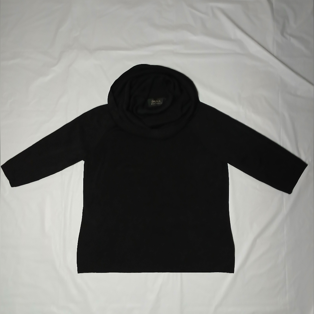 Black 3/4 Sleeve Top DANA BUCHMAN